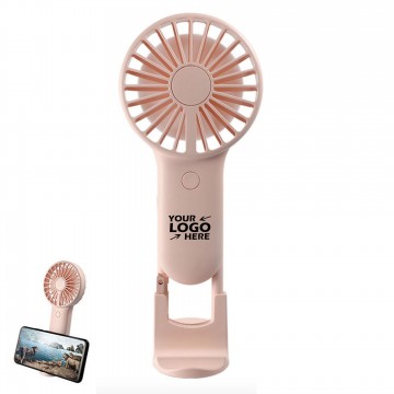 USB Fan with Carabiner and Mobile Holder